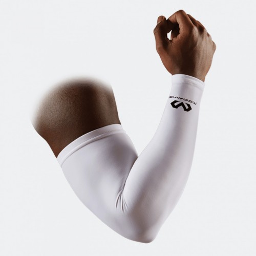 COMPRESSION ARM SLEEVES WHITE